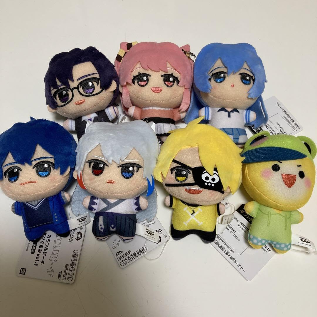 カラフルピーチぬいぐるみセット